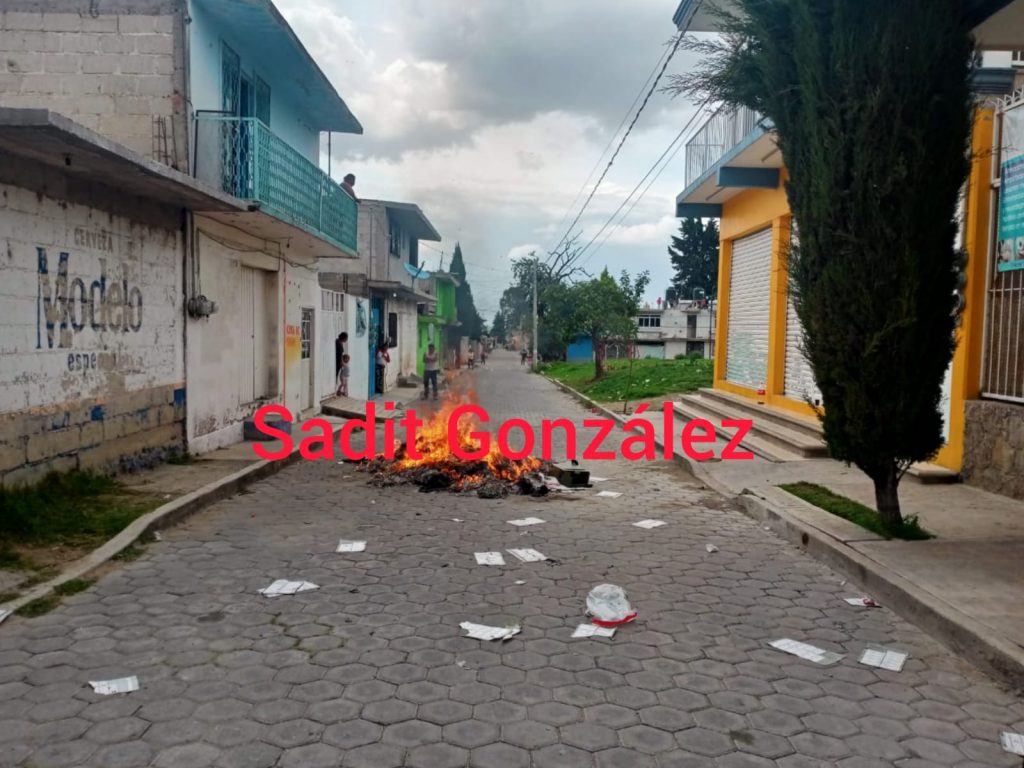 Queman boletas electorales, pero ahora en Nopalucan
