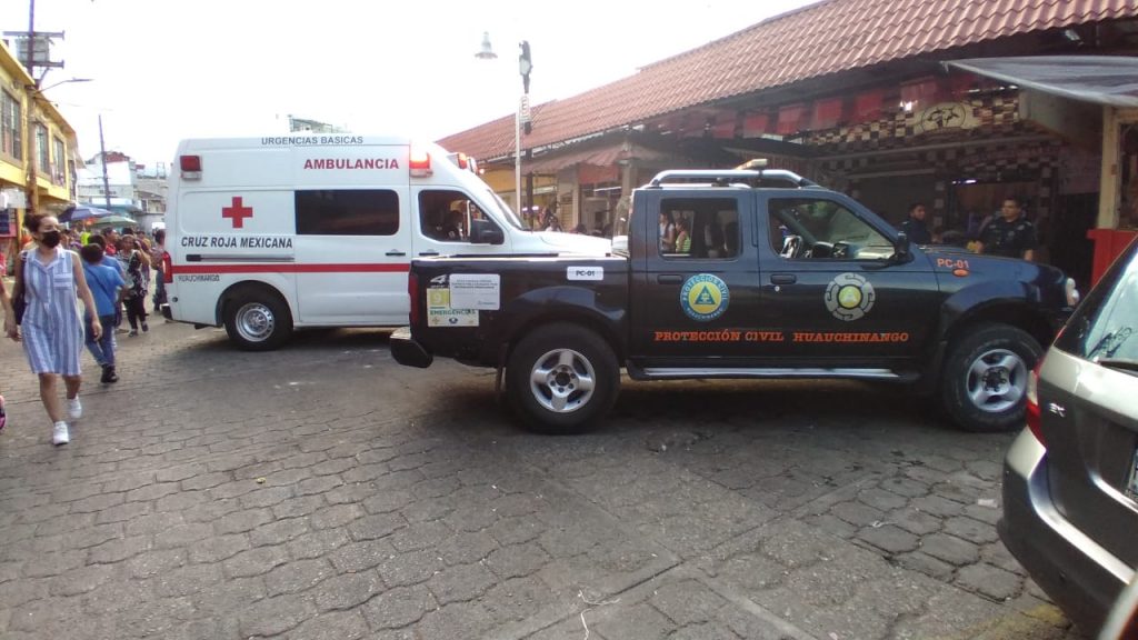 Abuelita muere en el mercado de Huauchinango