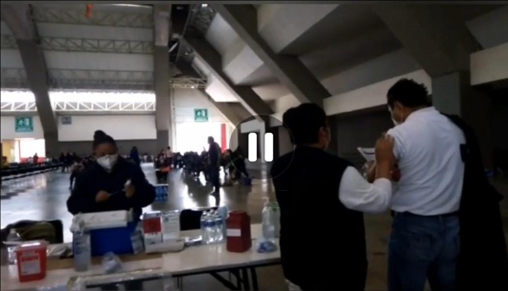 Video desde Puebla: Funciona la logística de vacunación en el Centro Expositor