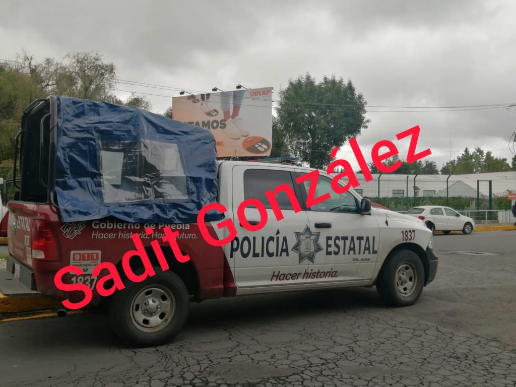 Operativo de la Guardia Nacional en la UDLAP