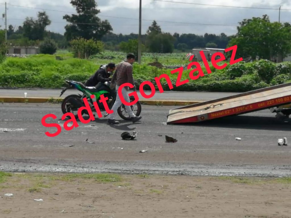 Motociclista muere arrollado por camión carguero en la federal México Puebla