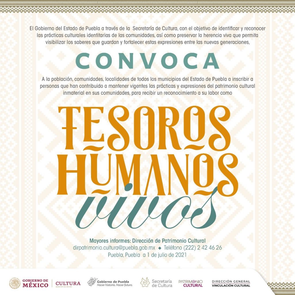 Reconocerá Secretaría de Cultura a tesoros humanos vivos