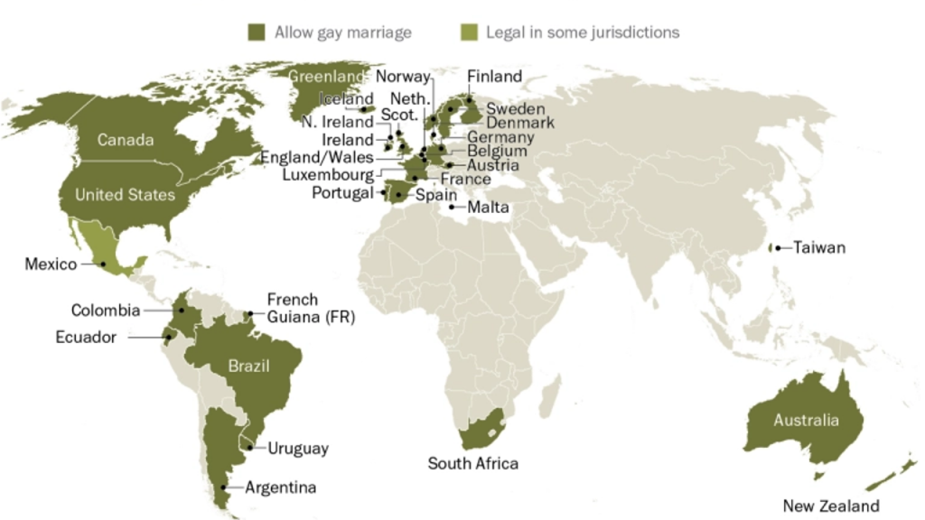 México mantiene el atraso en legalizar el matrimonio igualitario