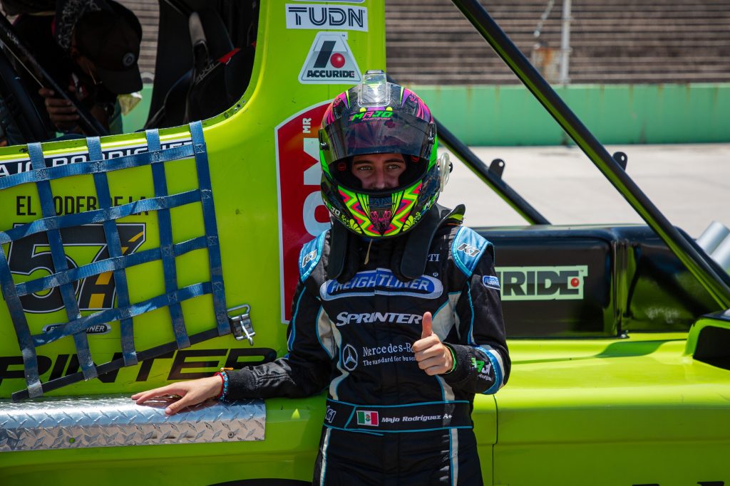 “Voy por mi primer triunfo en los Freightliner”, Majo Rodríguez