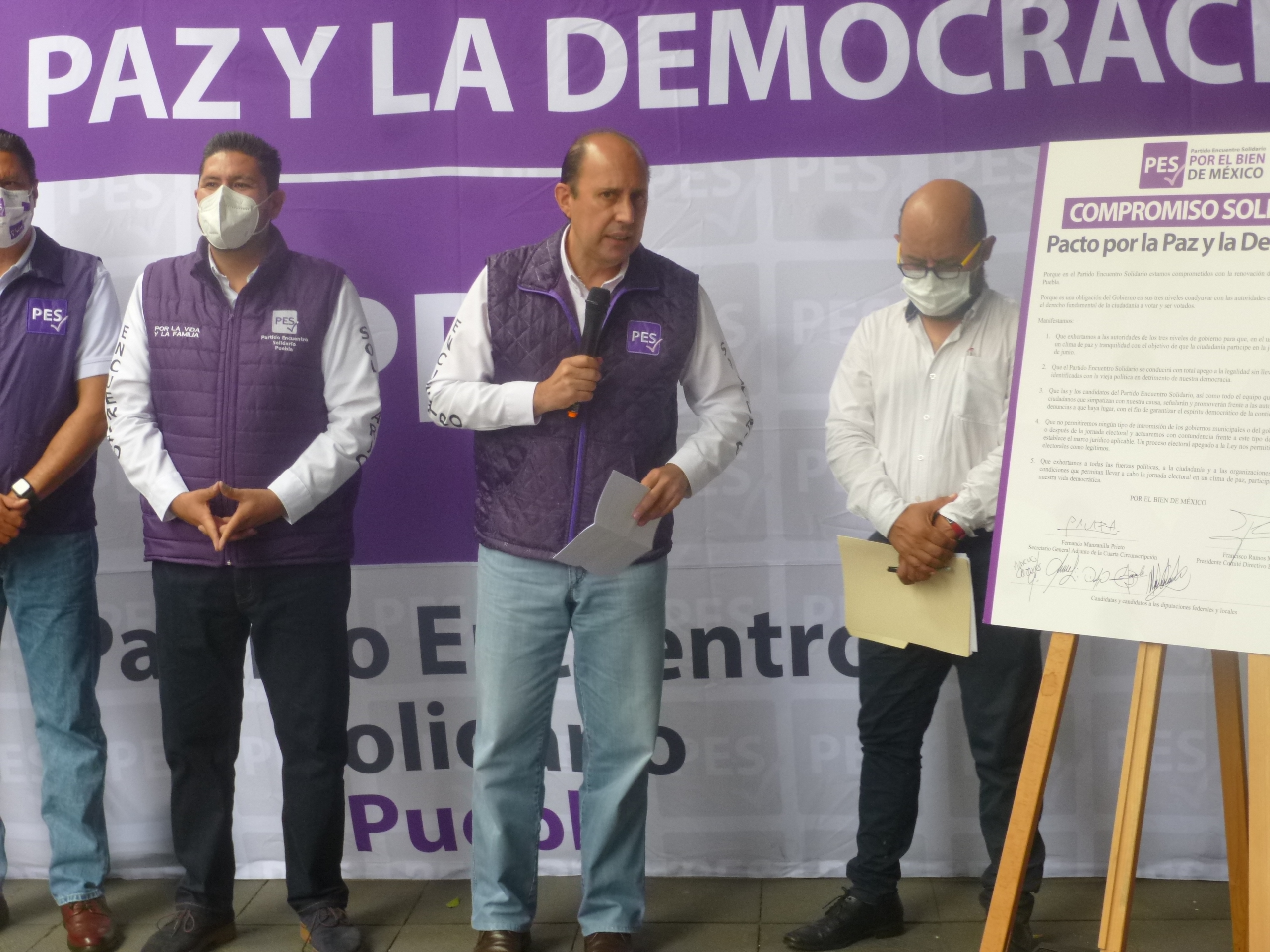 Puebla en los primeros lugares por violencia en este proceso electoral, acusó Fernando Manzanilla