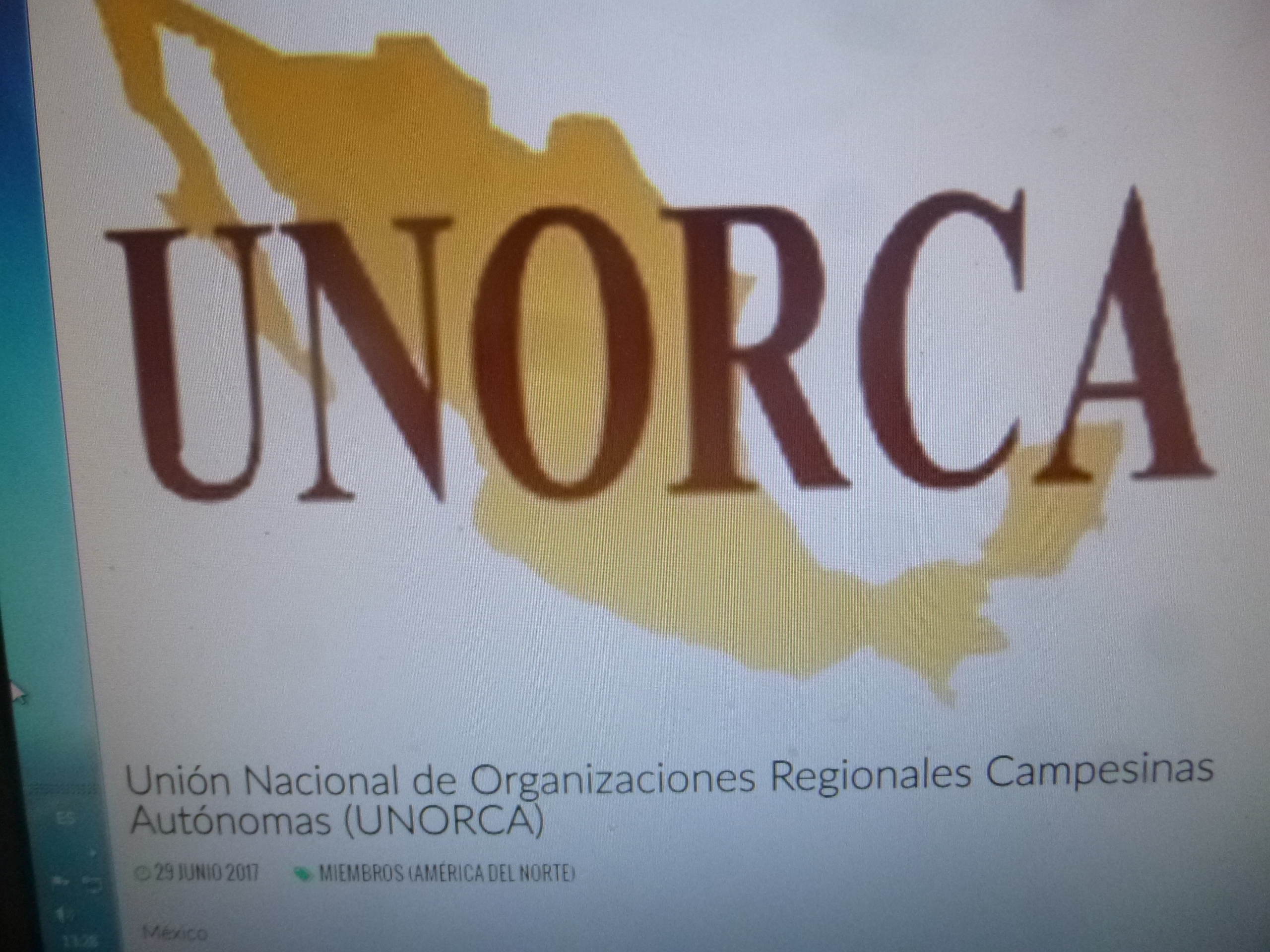 No todos los apoyos al campo son estatales, también hay programas federales, afirmó dirigente de UNORCA