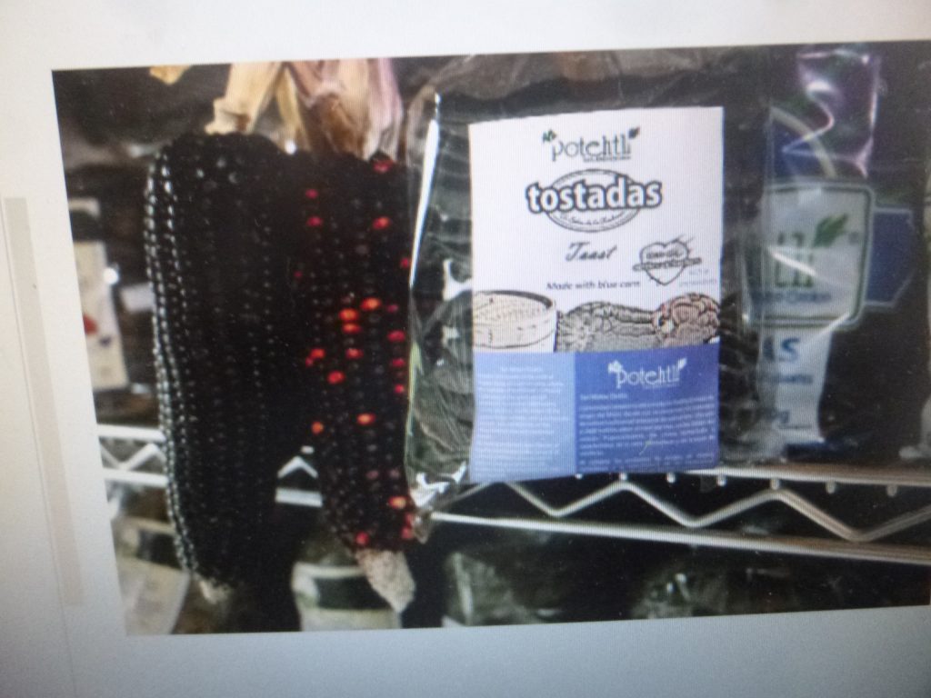 Productores poblanos exportan harina y tostadas de maíz azul a Pensilvania, Estados Unidos