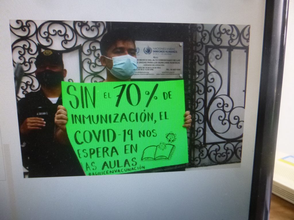 Antorcha Campesina vuelve a exigir vacunar a estudiantes antes de las clases presenciales