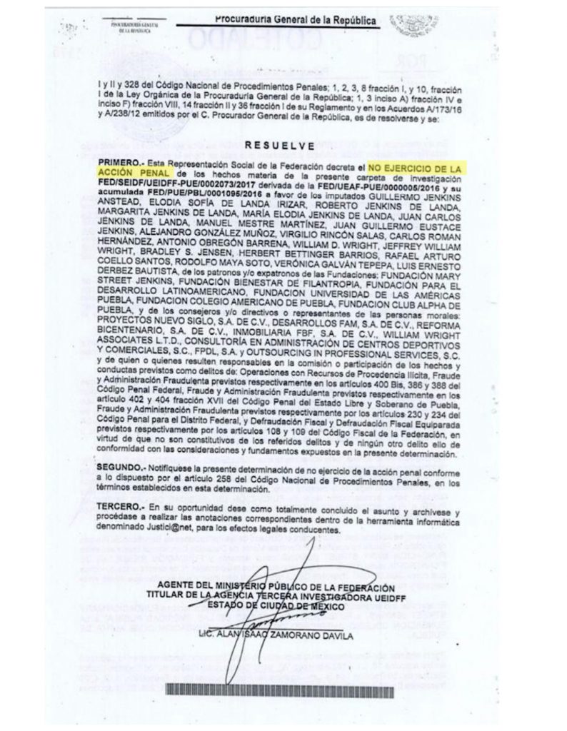 Dolosa y falsa, campaña de desprestigio en contra de la Fundación Mary Street Jenkins