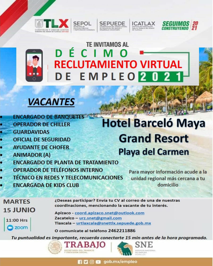 Ofertará Sepol-Sepuede 188 plazas para Playa del Carmen en el décimo reclutamiento virtual