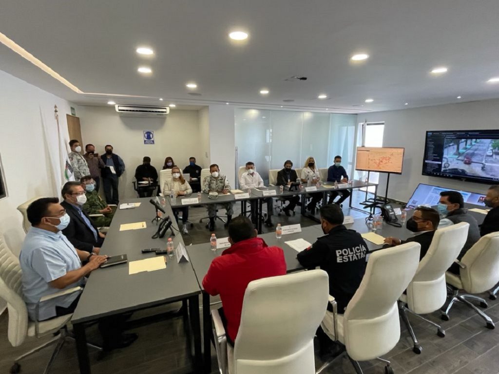 Marco Mena encabeza reunión del grupo de coordinación de seguridad ante jornada electoral