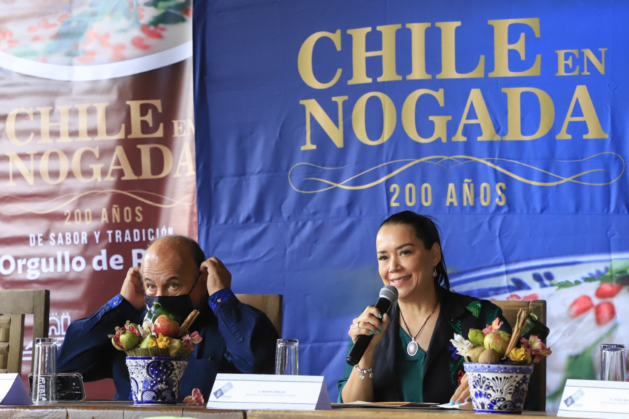 En Querétaro, Puebla invita a celebrar los 200 años del Chile en Nogada