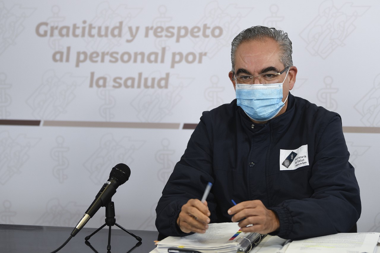 Repuntan contagios covid en Puebla; notifica 40 casos nuevos el titular de Salud