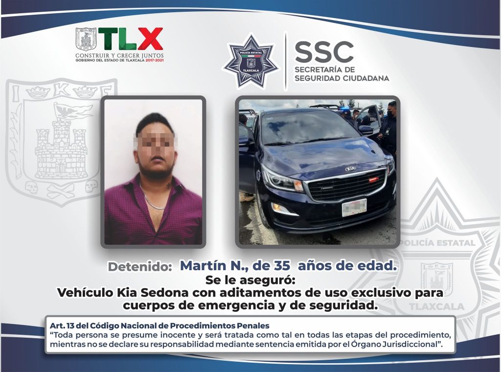 La SSC detiene en Huamantla a presunto traficante de migrantes