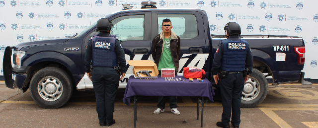 Detuvo SSC de Puebla al “coyote”, presuntamente dedicado al robo contra tiendas de conveniencia
