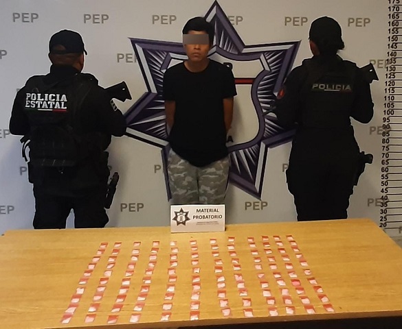 Detiene Policía Estatal a presunto distribuidor de droga de “El Croquis”