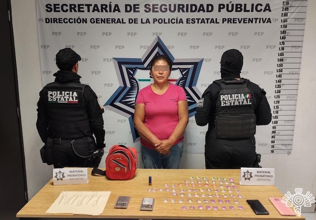 Detiene Policía Estatal a presunta narcovendedora de “El Croquis”