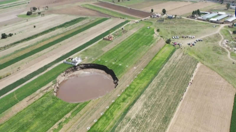 Revelado Por Qué Se Originó El Socavón Gigante De México