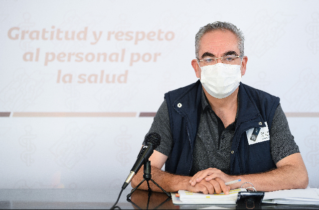 Video desde Puebla: Fallecen en el estado cuatro personas más y se contagian 173 de covid-19 en un día, indicó el titular de Salud