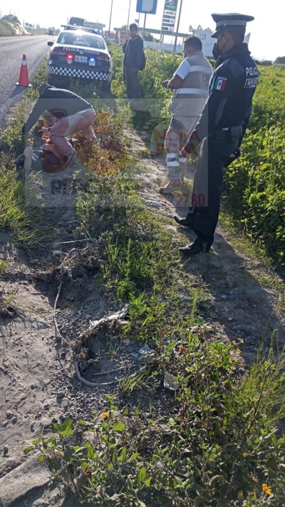 Hallan cadáver de un hombre al costado de la carretera Amozoc-Nautla