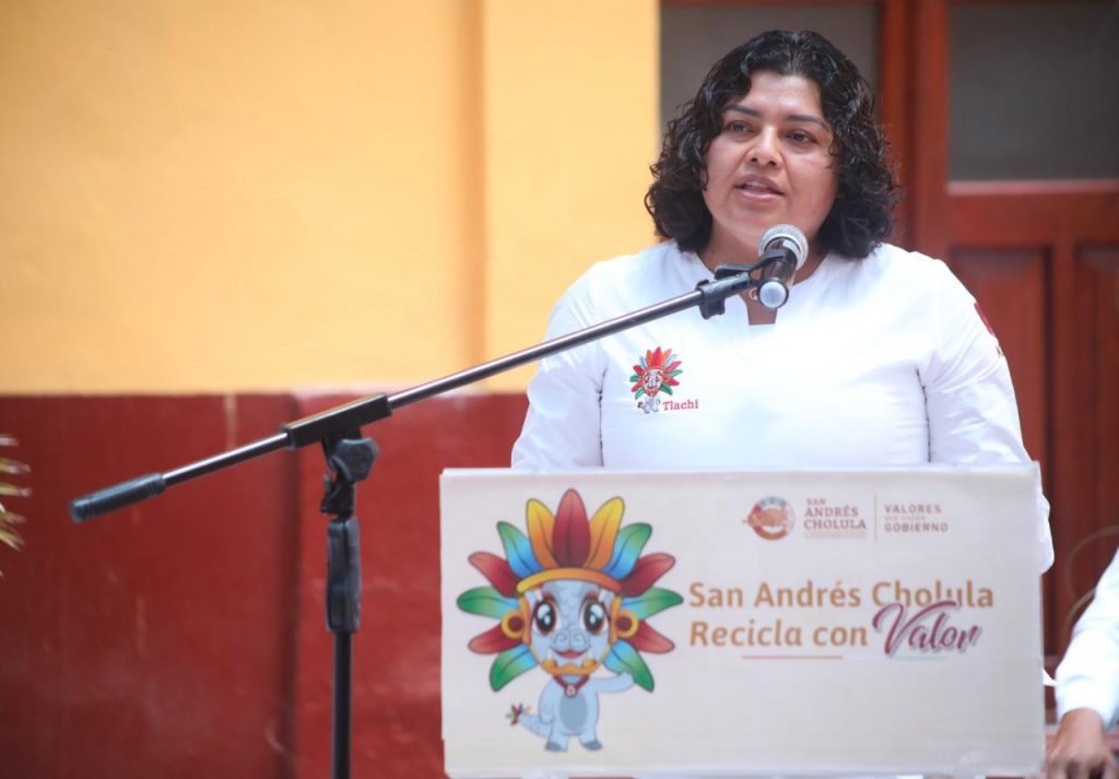 Desde San Andrés Cholula: El municipio, a la vanguardia en el manejo de residuos sólidos, señaló Karina Pérez
