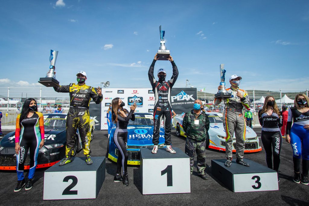 Nueva Victoria para Salvador de Alba Jr. y el Sidral AGA Racing Team, en NASCAR Peak México Series de Puebla