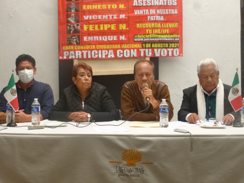 Llaman a consulta nacional sobre juicio político a los ex presidentes de México