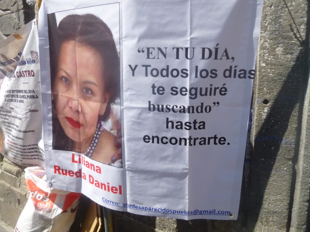 Video desde Puebla: Los familiares de personas desaparecidas en la entidad piden justicia y que los diputados aprueben la ley en la materia