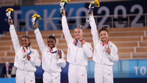 Tokio 2020: Simone Biles se retira de la final y Rusia gana el oro en gimnasia por equipos