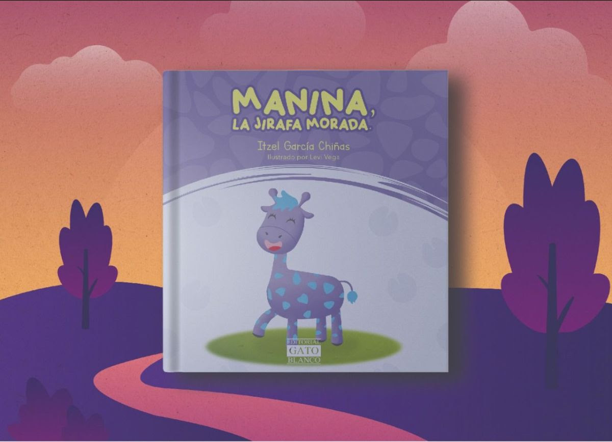 Manina, la Jirafa Morada, un cuento para todos los niños, especialmente para quienes se sienten diferentes