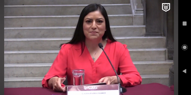 Claudia Rivera señala que acatará las recomendaciones del TEPJF