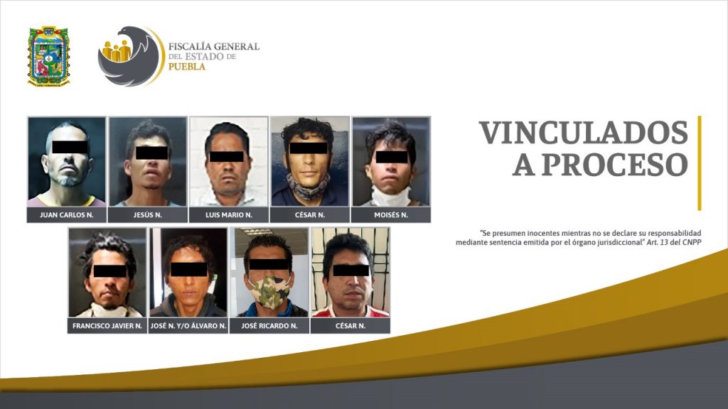 Por robo y otros delitos, nueve hombres fueron vinculados a proceso