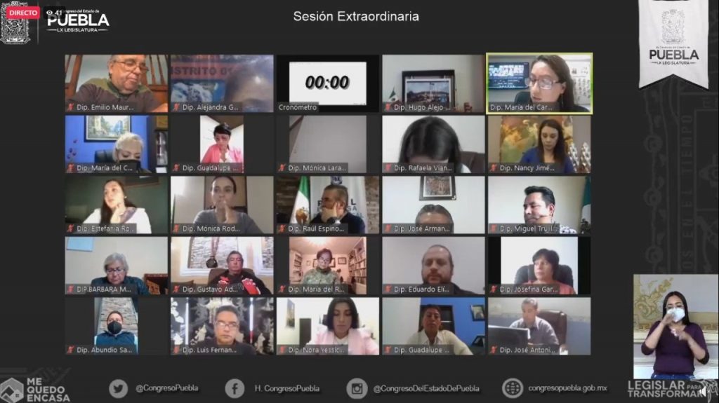 Avala Congreso Ley de Desaparecidos en Puebla