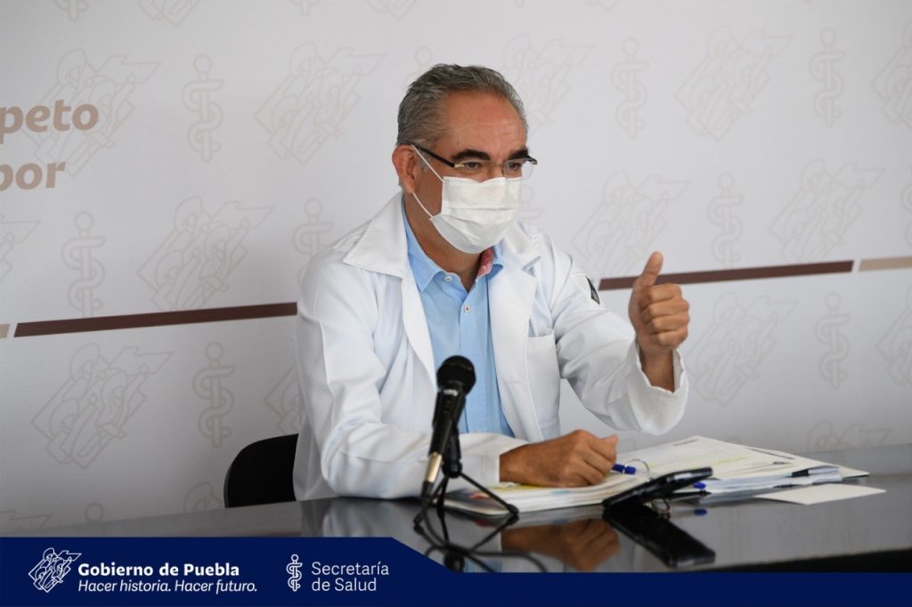 Video desde Puebla: Imparable el Covid19 en el estado; en apenas un día se acumulan 367 contagios y 9 fallecidos, alertó el titular de Salud