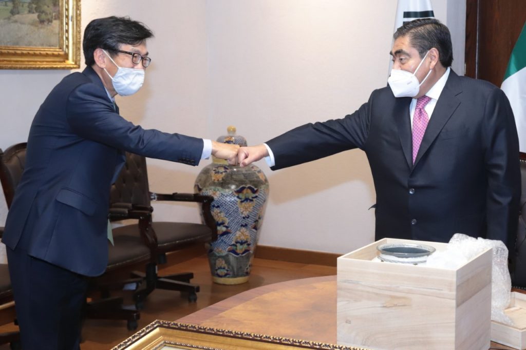 Puebla y México, listos para la inversión extranjera y firmar un acuerdo comercial con Coreal del Sur: Miguel Barbosa