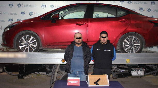 Oportunamente, detuvo Policía Municipal de Puebla a dos hombres por tentativa de robo de vehículo