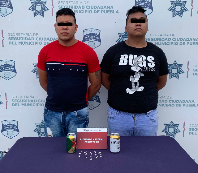 Detuvo SSC de Puebla a pareja de rateros de Xanenetla y alrededores