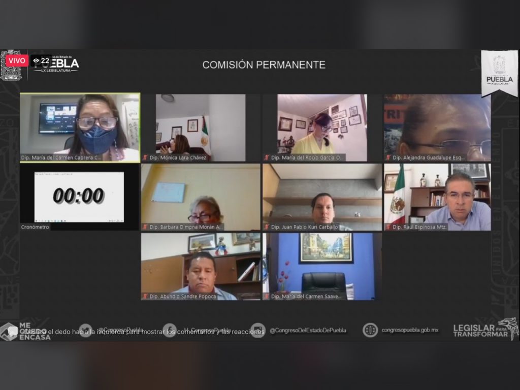 Turnan a comisiones del Congreso Ley de Personas Desaparecidas para el Estado de Puebla enviada por el ejecutivo