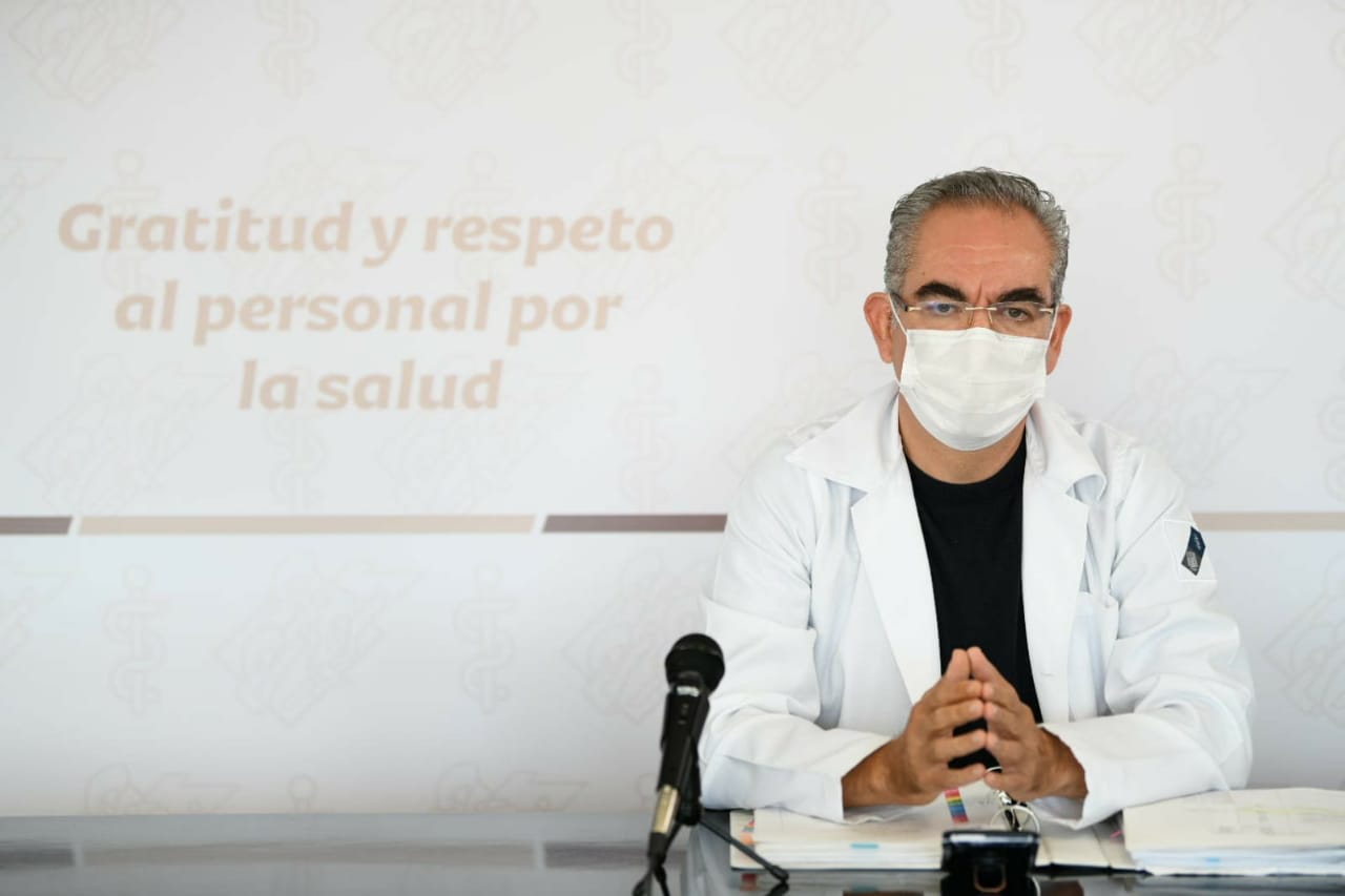 Video desde Puebla: Superó la entidad los 96 mil contagiados de coronavirus acumulados, advirtió el secretario de Salud