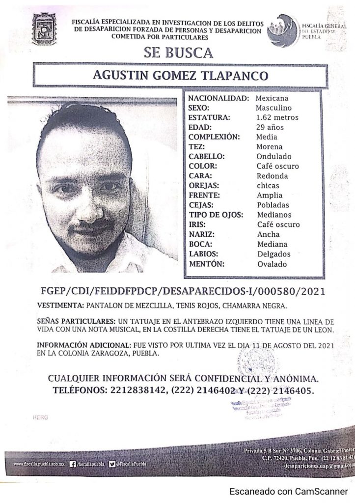 Video desde Puebla: Cadáver hallado en Sta Catarina pertenece al vocalista de Mario y sus Chaval’s