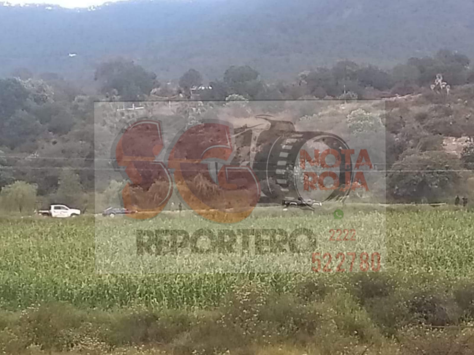 Tiran cadáver con dos plomazos en terrenos de labor de Libres Puebla