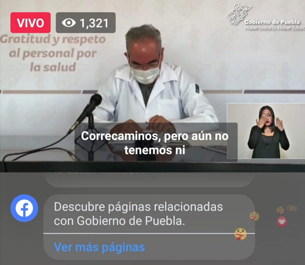 Parte de Guerra Puebla lunes 23: Fin de semana con mil 575 contagios y 53 muertes más por Covid, confirma Salud estatal