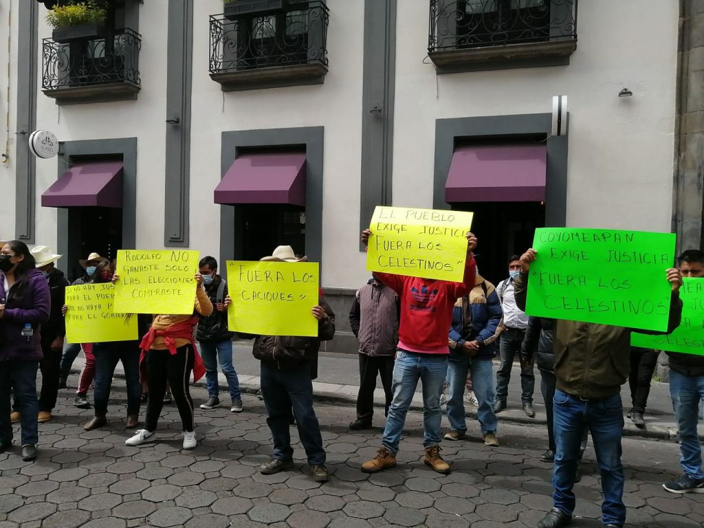 Habitantes de Coyomeapan denuncian el cacicazgo de David Celestino Rosas