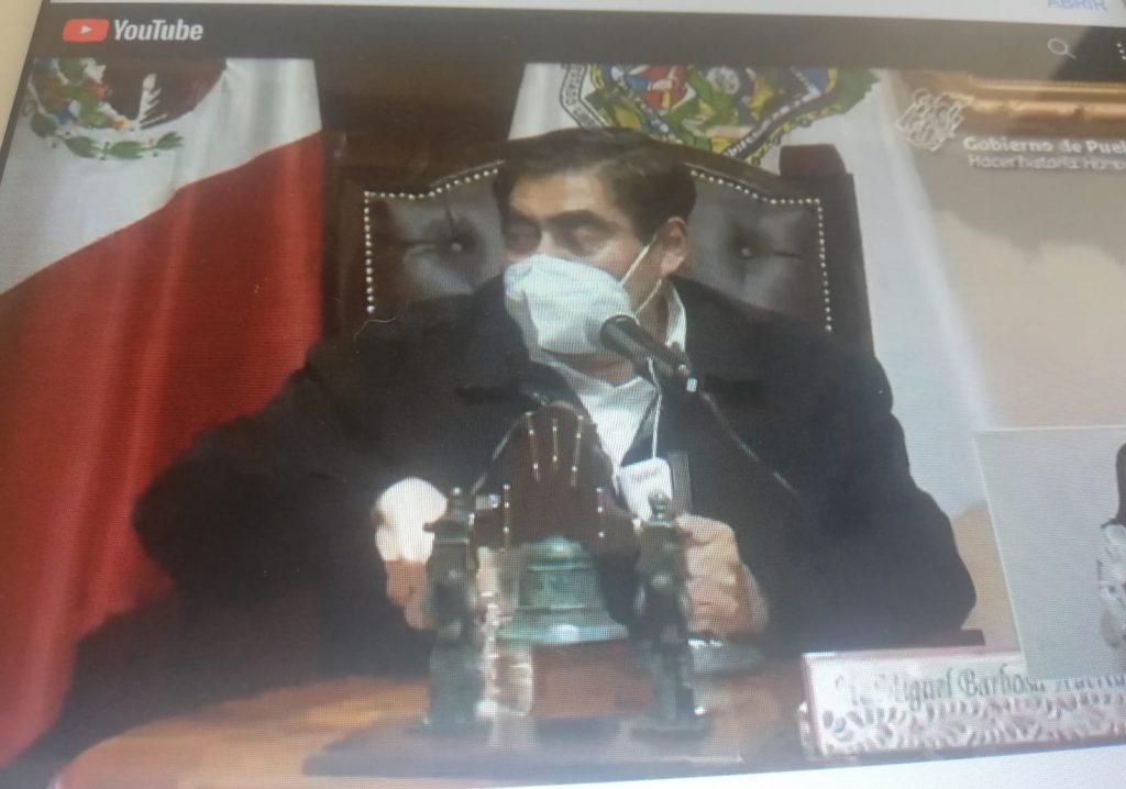 Video desde Puebla: El estado pide declarar zona de desastre 64 municipios luego del huracán Grace, indicó Barbosa Huerta