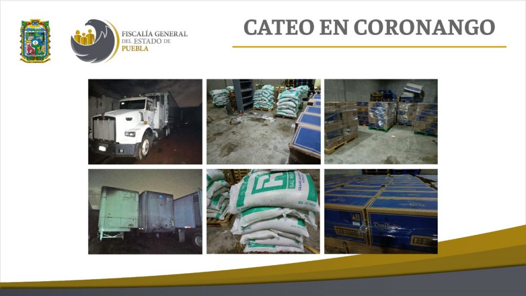 Encuentran en Coronango bodega con 800 cajas de tequila