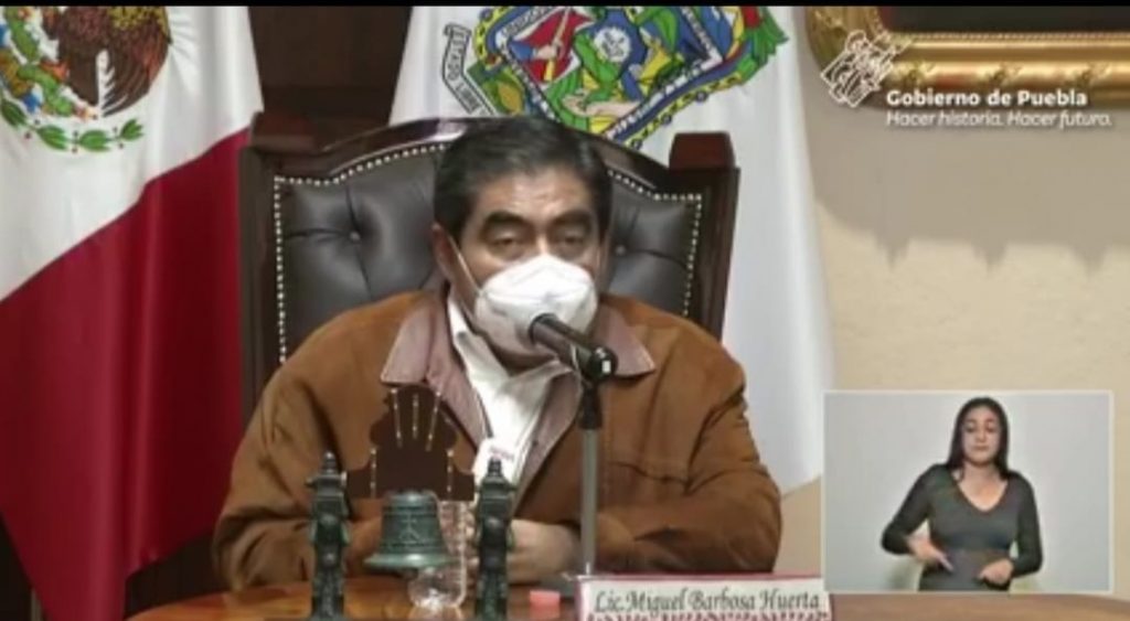 Video desde Puebla: 225 millones de pesos para damnificados del huracán Grace destinará el gobierno estatal, indicó Miguel Barbosa