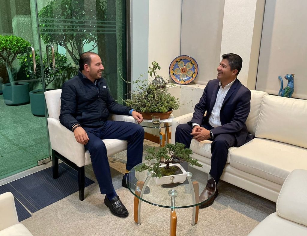 Marko Cortés reitera apoyo del PAN al presidente municipal electo, Eduardo Rivera