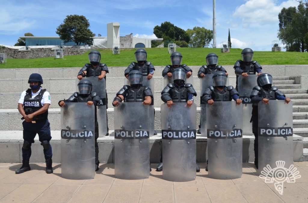 Brinda Policía Auxiliar servicios de seguridad y vigilancia en el estado