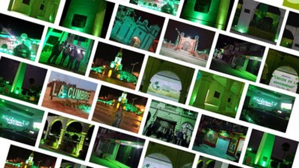 Latinoamérica se iluminó de verde para despertar conciencia ambiental y promover políticas a favor del medio ambiente