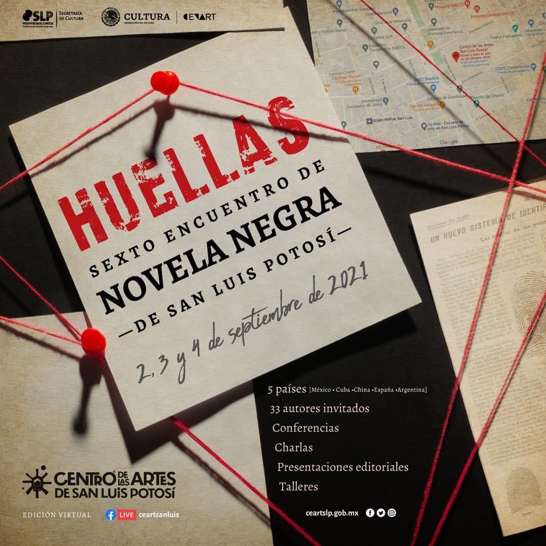 Preparan encuentro Internacional de Novela Negra de San Luis Potosí 2021